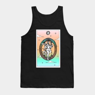 Rainbow Tarot The World Tank Top